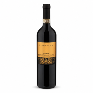 Botella de vino Cordella Brunello di Montalcino Riserva DOCG