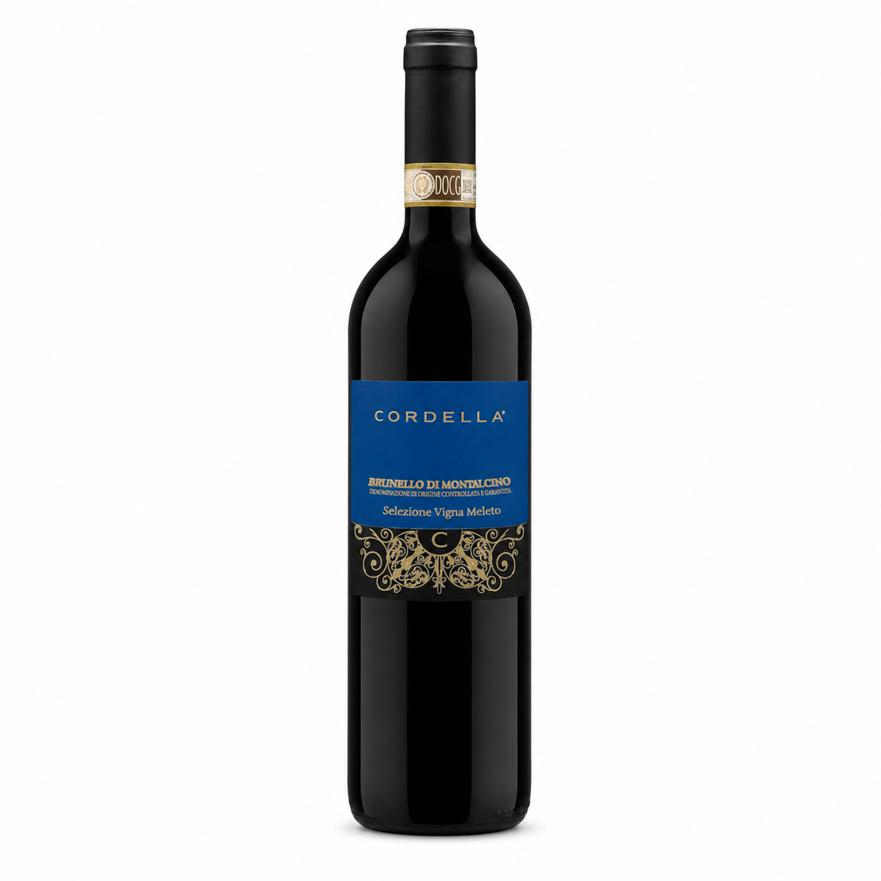 Botella de vino Cordella Brunello di Montalcino Selezione Vigna Meleto DOCG